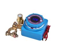 KIXZSAZ Interruptor de desconexión remota de batería con bajo consumo y pantalla visualización voltaje en tiempo real. Para vehículos 12 V, autocaravanas, barcos, vehículos todo terreno y, Celeste