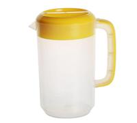 KIXZSAZ Jarra grande para té helado con medidor de vertido duradero, tetera resistente con asa de puerto (2500 ml)