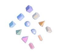 KIXZSAZ Juego de Bloques de Formas geométricas con Modelo geometría Visual Que fomenta el Aprendizaje Activo y la participación en el Pensamiento matemático. Bloques Formas Multicolores. Juguetes