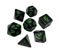 KIXZSAZ Juego de Dados poliédricos para Juegos de rol Accesorios Divertidos para diversas Actividades Juegos Dados Multiusos acrílicos 21 mm.
