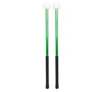 KIXZSAZ Juego de mazos para timbales con cabeza de fieltro, baquetas para timbales de calidad profesional, esenciales para la práctica y la interpretación, verde, 39.7 x 3.6 x 1.5 cm