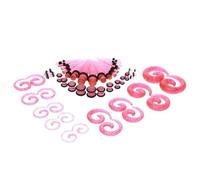 KIXZSAZ Juego de tapones y túneles para los oídos en Para espiral. Incluye 54 piezas. Kit de calibres para proyectos creativos estiramiento. Kit calibres estiramiento. Camilla 2G 6 mm.