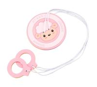 KIXZSAZ Juguete de para Madera con Forma de Disco Volante 6 cm diámetro para niños Que desarrolla la coordinación y la Creatividad. Juguetes Redondos para Madera con Forma, Oveja, diámetro 6cm