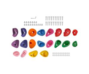 KIXZSAZ Juguetes de Piedras para Escalar, Juegos de Interior y Exterior, diversión con presas de Escalada versátiles, aptas para Todos los Niveles, presas
