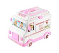 KIXZSAZ Kits de Juguetes de rol médico para niños 3, 4 y 5 años con Juego Ambulancia y camión Que Ofrece Aprendizaje, Aventura, Juego médico Interactivo, rol simulación.