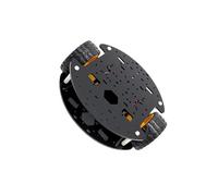 KIXZSAZ Kits de robótica inteligente Chasis de robot Chasis robot adecuado para competencias laberintos y cursos educativos con características instalación sencillas Plataforma kits