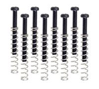 KIXZSAZ Kits de tornillos y resortes para montaje de marco envolvente y seguridad para guitarra eléctrica, conjunto pastillas doble bobina, piezas repuesto para guitarra eléctrica, Para sistema