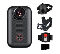 KIXZSAZ La cámara de Cuello con Control Remoto para un fácil monitoreo es una cámara de acción Muy compacta Que Puede acompañarse a Donde quiera Que Vaya. Cámara de Cuello, 128GB, combinación