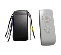 KIXZSAZ Lámpara de Ventilador de Techo Inteligente Universal, Ventiladores con Control Remoto, Interruptor luz, Receptor Control Remoto Antideslizante, receptores señal, 110V