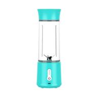 KIXZSAZ Licuadora Personal elegante y con estilo para nutrición On Go, Mini licuadora recargable por USB práctica y práctica, fácil de limpiar, Azul