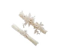 KIXZSAZ Liga elástica para muslos. Liga de encaje para novias que proporciona comodidad y glamour, complementando el atuendo en diversas ocasiones. Cinturón de novia con estampado floral.