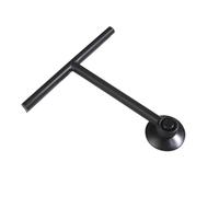 KIXZSAZ Limpiaparabrisas para ventana de baño con ventosa, limpiador portátil de vidrio para dormitorio, raspador, removedor de manchas de agua, herramienta de limpieza , Negro