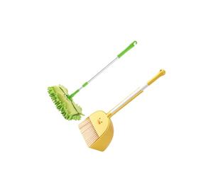 KIXZSAZ Lindo Juego de Limpieza para el hogar con Escoba para niños pequeños, Regalo de cumpleaños, Oferta Favorita, Experiencia Aprendizaje Alegre y Divertida, Juego Limpieza para niños, casa