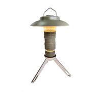 KIXZSAZ Linterna LED recargable para acampar, ligera y portátil, se puede usar en condiciones de lluvia o humedad, lámpara de camping ABS, Química Verde