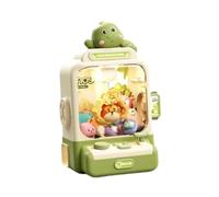 KIXZSAZ Los pequeños Juguetes de máquina de Garra transforman el Tiempo de Juego en una Divertida Aventura de Aprendizaje Mientras Mantienen a los niños, Verde, 20 x 15.7 x 29.6 cm