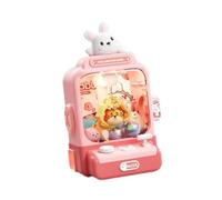 KIXZSAZ Los pequeños Juguetes de máquina de Garra transforman el Tiempo de Juego en una Divertida Aventura de Aprendizaje Mientras Mantienen a los niños, Rosa, 20 x 15.7 x 29.6 cm