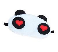 KIXZSAZ Lovely Panda Sleeping Face Cover Cozy Blindfold Eyeshade Gafas de viaje para hombre Parche de sombra felpa coreano