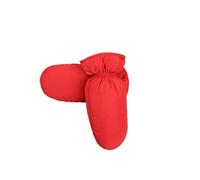KIXZSAZ Manoplas de plumón Cortavientos para Hombres y Mujeres. Aman Las Aventuras al Aire Libre en climas fríos. Estos Guantes de Invierno están Rellenos, Rojo, 24.5 cm x 12 cm