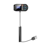 KIXZSAZ Manos Libres inalámbrico Bluetooth 5,0 transmisor FM para Coche transmisor FM Bluetooth Reproductor MP3 Radio para Coche Reproductor MP3 versátil
