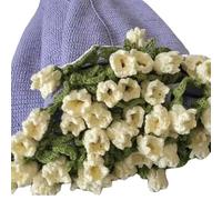 KIXZSAZ Manta o ramo de flores de lirio de ganchillo hecho a mano, tipo+3