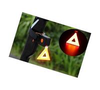KIXZSAZ Manténgase Seguro, Potente luz Trasera para Bicicleta, Recargable por USB, fácil instalación, Potente luz Trasera para Bicicleta, luz Trasera para PC para Bicicleta, Triángulo