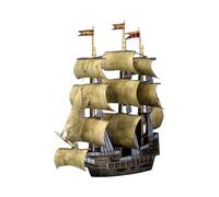 KIXZSAZ Manualidades de Naves espaciales, Rompecabezas de Papel 3D, Kits Modelos Barcos Bricolaje, 1250 Manualidades veleros para Mejorar Las Habilidades motoras y el Pensamiento lógico,