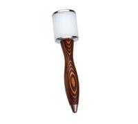KIXZSAZ Martillo resistente para tallar cuero, herramienta de perforación para bricolaje, mango liso, hecho de Para madera, aleación de nailon, martillo