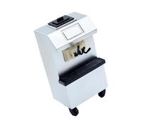 KIXZSAZ Mini Aparato de Cocina simulación máquina de Hacer Helados Que fomenta el Juego imaginativo con casa muñecas Modelo máquina Hacer Helados Accesorio DIY Modelo decoración