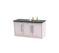 KIXZSAZ Mini Armario de para Madera para casa de muñecas, Accesorio único para casa de muñecas, Regalo para niños. El Mini Fregadero de Cocina está Hecho, Estilo A