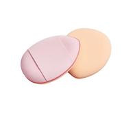 KIXZSAZ Mini base de polvo Facial portátil Puff reutilizable maquillaje seco húmedo corrector esponja cosméticos piel hogar al aire libre, Rosado