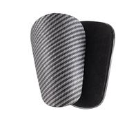 KIXZSAZ Mini espinilleras para niños y niñas, Equipo de protección Compacto y Ligero para una participación Activa y Saludable en el fútbol. Mini espinilleras para niños y, Negro, Tamaño 10 x 6 cm