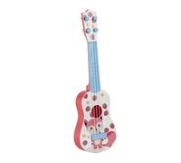 KIXZSAZ Mini Guitarra Ukelele de 4 Cuerdas para niños, Juguete Musical Que Mejora el Sentido del y fomenta el Aprendizaje temprano. Guitarra Ukelele para niños, Juguete Educativo con púa.