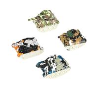 KIXZSAZ Modelo de Tanque de aleación PP Características interactivas para niños Diversión, Tiempo de Juego y decoración del hogar Conjunto de Modelo 176
