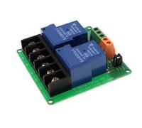 KIXZSAZ Módulo de relé de Control de potencia de 5V-12V CC, electrodomésticos, 30A, interruptor de optoaislamiento, placa de circuito, piezas de repuesto, 2 maneras