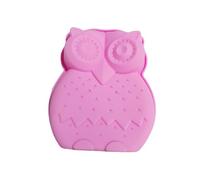 KIXZSAZ Molde de pastel de búho fácil limpiar, antiadherente, resistente al calor, apto para lavavajillas, Gel sílice, molde silicona para pastel, 2 uds.