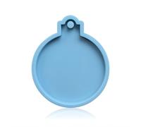 KIXZSAZ Molde de resina de silicona para Navidad, moldes antiadherentes, molde colgante copo nieve, decoraciones, fundición artesanal Manual, Tipo 1