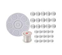 KIXZSAZ Molde de silicona ondulado para campanas de viento DIY. Añade colores y un interior liso que facilita el desmoldado. Una vez curado, se reduce el tiempo corte y pulido. Puedes hacerlo tú mismo