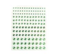 KIXZSAZ Ojo Cara Gemas Joyas Pegatinas de diamantes de imitación Cuentas ostentosas Sin pegamento Cejas Frente Maquillaje Festival Vestido DIY Nail Art, Verde