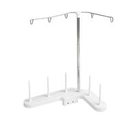 KIXZSAZ Organizador de hilo para máquina de coser doméstica con capacidad para 5 carretes, estructura ligera, fácil de mover y colocar, para montar en la, suministros de