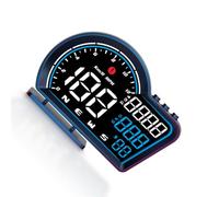 KIXZSAZ Pantalla de automóvil de definición: aplicable a Todos los Modelos vehículos Velocímetro Alarma Digital Hud LED definición