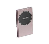 KIXZSAZ Pantalla Selfie inalámbrica de Larga duración con batería para Tomas estables Pantalla Selfie Dividida Trasera de aleación de Aluminio, Rosa