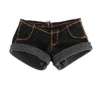 KIXZSAZ Pantalones cortos elegantes y atractivos a escala 1/12 para muñecas miniatura. Complemento para la colección de figuras de acción. El efecto del cuerpo tendrá más textura. Accesorio ropa para