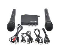 KIXZSAZ para Sistema de Canto inalámbrico K2 para el hogar, máquina de Canto, micrófono, Tarjeta de Sonido Digital USB, PC, teléfono, transmisión de conferencias