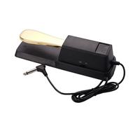 KIXZSAZ Pedal de sustain versátil, compacto, apto para todo tipo de electrónica, ocupa poco espacio y tiene funcionalidad, pedal de sustain para piano, pie de sordina, Oro, 23.2 x 7.4 x 5.8 cm