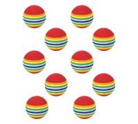 KIXZSAZ Pelota de práctica y Entrenamiento de Golf, opción Flexible y Duradera para Practicar en Interiores y Exteriores sin daños, con Colores Brillantes, Pelotas elásticas