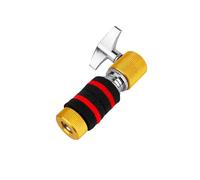 KIXZSAZ Piezas de percusión Jazz Drum Hi Hat Clutch Quick Release Easy Install Alloy Cymbal Holder For Drum Setup Jazz Hi Hat Clutch Cymbal Stand Alloy, oro, Altura: 7.5 cm