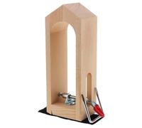 KIXZSAZ Pinzas de Para madera para costura de escritorio y herramientas para marroquinería. Barra de tensión ajustable para proyectos de cuero cosido a mano. Abrazadera para