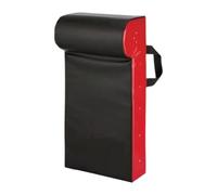 KIXZSAZ Placaje de Rugby con cuña y Asas para Atletas Profesionales. Mejora tu Capacidad de Entrenamiento. Ofrece un Agarre Firme en los Laterales. Fácil Transportar Durante, Rojo Negro, Adultos