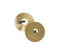 KIXZSAZ Platillo Crash de aleación de percusión, con sonido y facilidad para músicos que desean mejorar sus habilidades. El énfasis en el efecto graves mejora, Dorado, 12 pulgadas