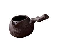 KIXZSAZ Práctica tetera con infusor, diseñada para optimizar el sabor del té en cada taza. Es antideslizante y ofrece un agarre cómodo. Tetera de cerámica resistente al, Negro